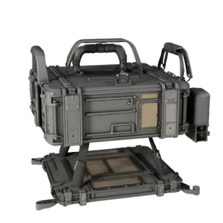 Training Range Case 3D Model for Game Engine Levels