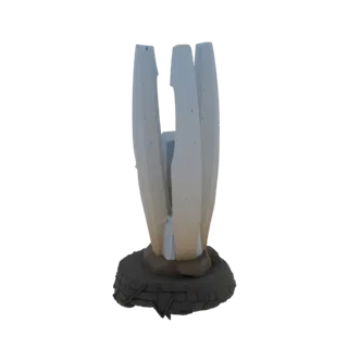 Ancient Stone Monolith with Glowing Core