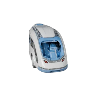 Printable Hover Bus STL 3D Model - Display & Collectibles