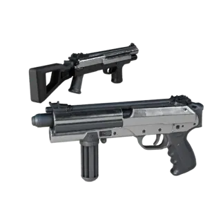 Training Blaster Prop 3D Asset for Game Engine Use