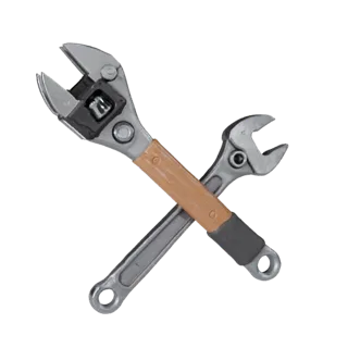 Modular Clean Wrench 3D Layered Asset for Builders