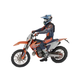 Motorcyclist on KTM Enduro Bike