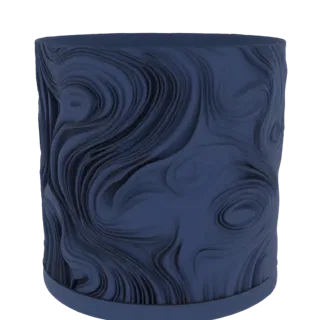 Abstract Swirls Cylinder Planter