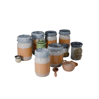 Pantry Spice Jars 3D Asset for Realtime Engine Use