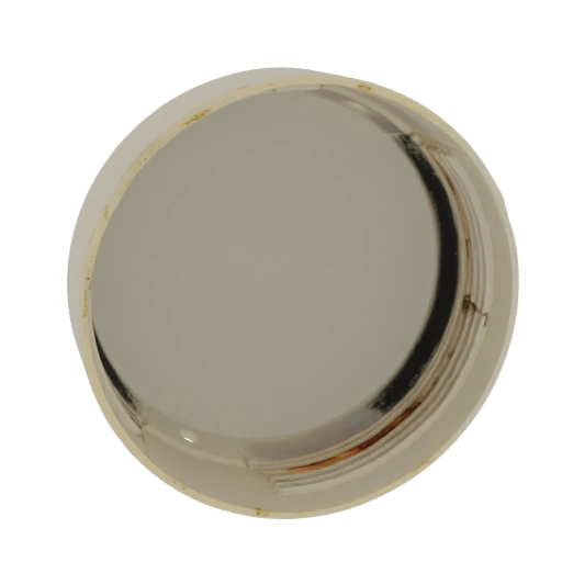 Round Metal Lid with Screw Threads