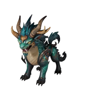 Cartoon Chimera 3D Model - Stylized Asset for Animation | PBR