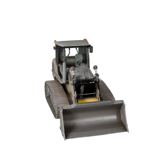 Modèle 3D de Bulldozer de Travaux Publics pour Pages de Magasin en Ligne