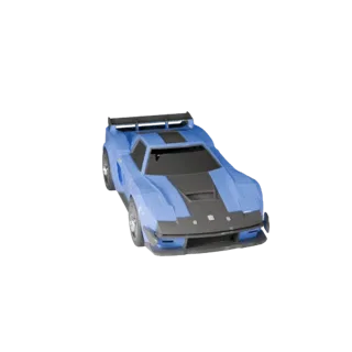 Printable Race Car STL 3D Model - Display & Collectibles