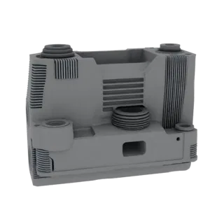 Printable Sealed Gearbox Housing STL 3D Print Asset