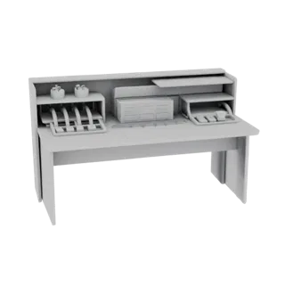 Corporate Desk Organizer 3D Asset for FDM Printers