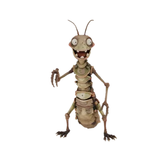 Creepy Stick Monster with Big Eyes