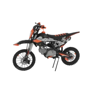 Orange and Black Dirt Bike 3D Model