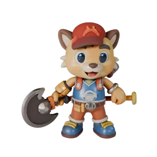 Realistic Sports Animal Mascot | Scene Composition Asset