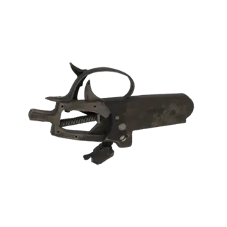 Antique Firearm Trigger Assembly with Spring
