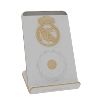 Real Madrid C.F. Crest and Emblem Desktop Stand