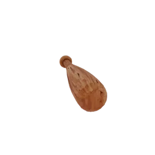 Carved Wooden Baseball Bat 3D Model