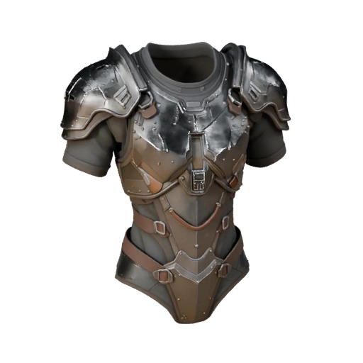 Unreal Ready Sci-Fi Schulterpanzer 3D Engine Asset