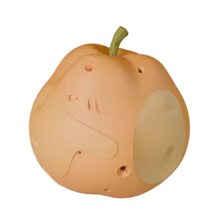 Stylized Market Orange 3D Asset for Casual Engines