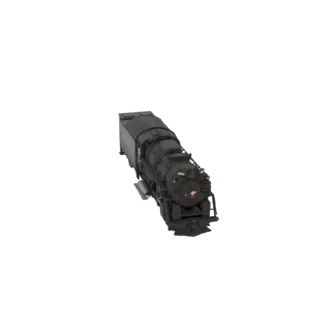 Modelo de Locomotora de Vapor Negra