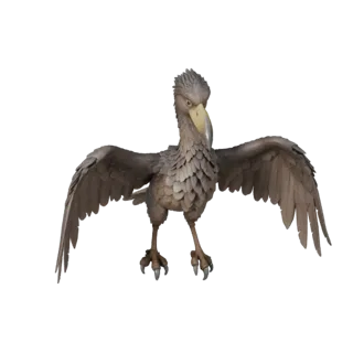 Albatros 3D Modell für Unity - Spielfertiges Asset, FBX | Lizenzfrei