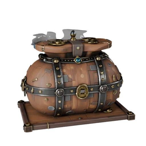 Unreal Ready Royal Coin Pouch 3D Asset für Engines