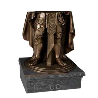Collectible Bronze Guardian Statue | Detail Display Pack