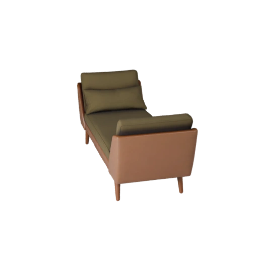 Chaise Longue Mid Century para Unreal Engine 3D Asset para Jogos