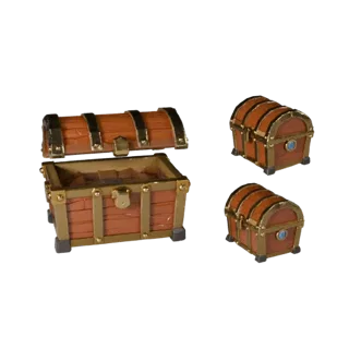 Fantasy Treasure Chest 3D Asset for Realtime Levels