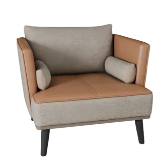Compact Chaise Lounge 3D Layered Asset for Builders