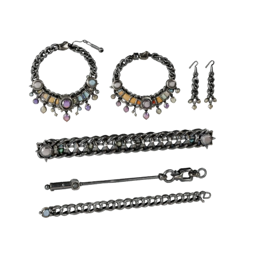 Boho Armband & Ohrring Set 3D Casual Game Asset