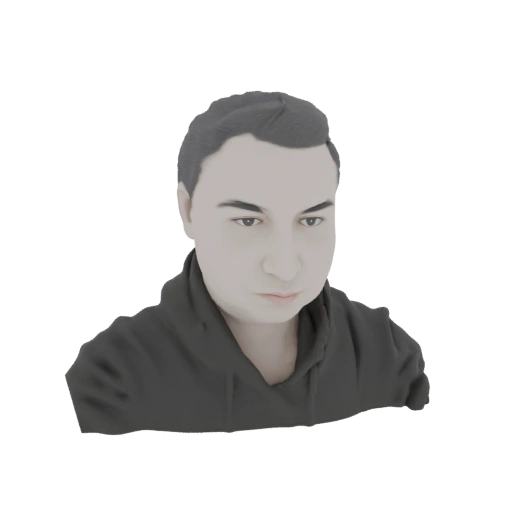 Man in Hoodie 3D Model
