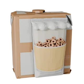 Snack Cereal Box STL 3D Print Asset for Studio Use