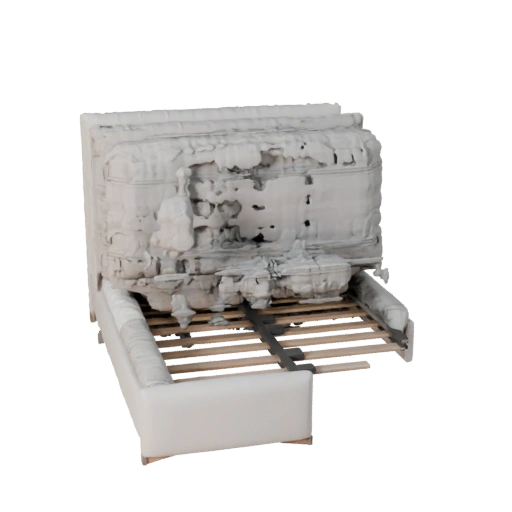 Struttura Letto Imbottito Modulare 3D per Costruttori