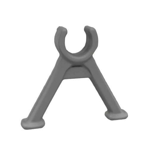 Gray Bipod Stand