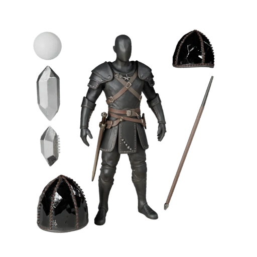 Modello Personaggio Arciere Medievale - Modellato