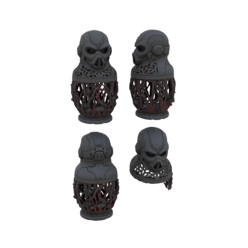 Sci-Fi Gas Mask Warrior Bust