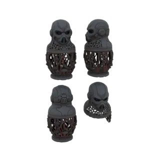 Sci-Fi Gas Mask Warrior Bust