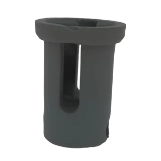 Modern Cylindrical Planter with Cutout