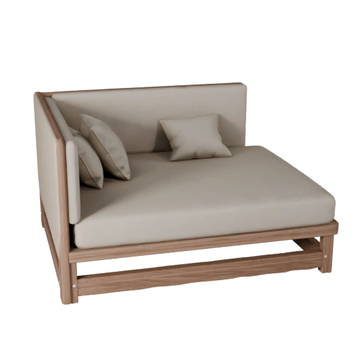 Platform Daybed Asset 3D per Costruzioni Stratificate Studio