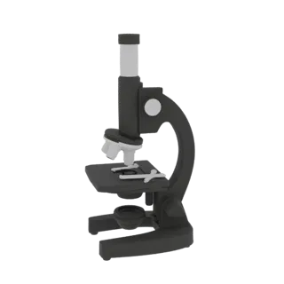 Simulation Ready Chemistry Microscope 3D Sim Asset