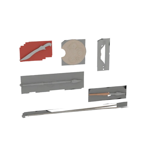 Ancient Weapon Collection 3D Model