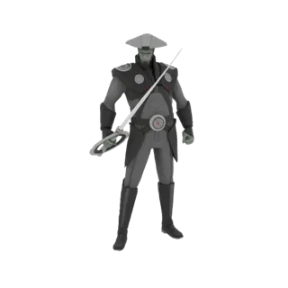 Inquisitor with Lightsaber 3D Model