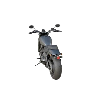 Vintage Cruiser Motorcycle 3D Model for Unity - Realtime