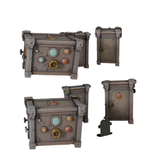 Dungeon Switch Box 3D Game Asset for Casual Levels