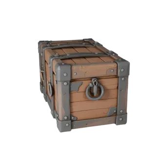 Casual Pirate Crate 3D Game Asset for Indie Levels