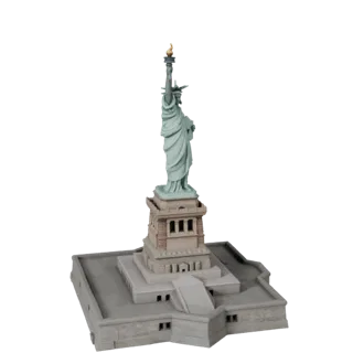 Low Poly Statue of Liberty 3D Model for Games & VR