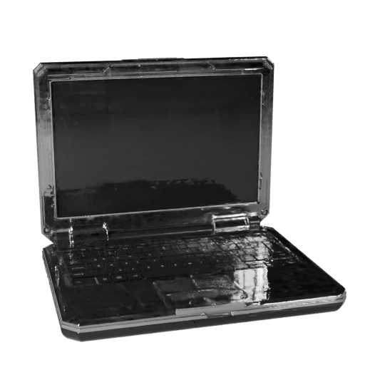 Robustes Laptop 3D-Asset für Unity und Unreal Levels