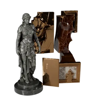 High Poly Marble Abstract Sculpture | Render Detail Pack