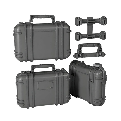 Detailed Urban Range Case 3D Hero Asset for Studio
