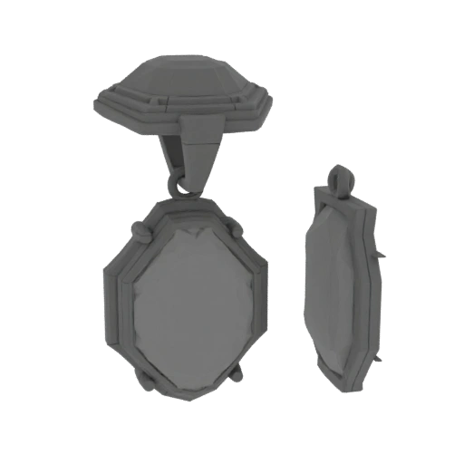 Pendentif Gemme 3D Prêt à Imprimer pour STL Hobby